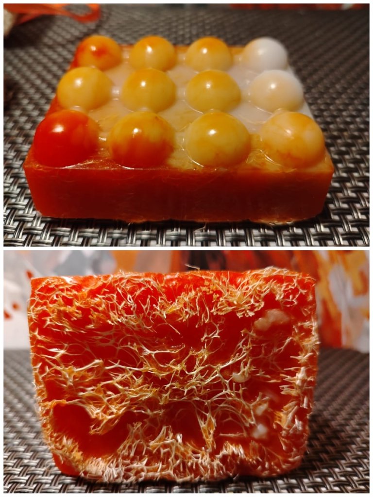 мыло массажное с люфой