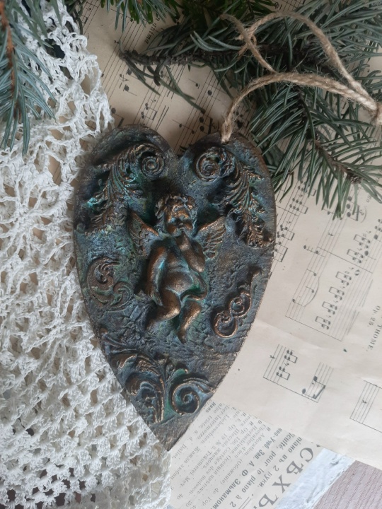 Подвес «Ангел» под бронзу .