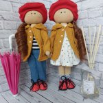 Куклы осенние девочки