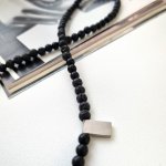 Колье лава и шунгит