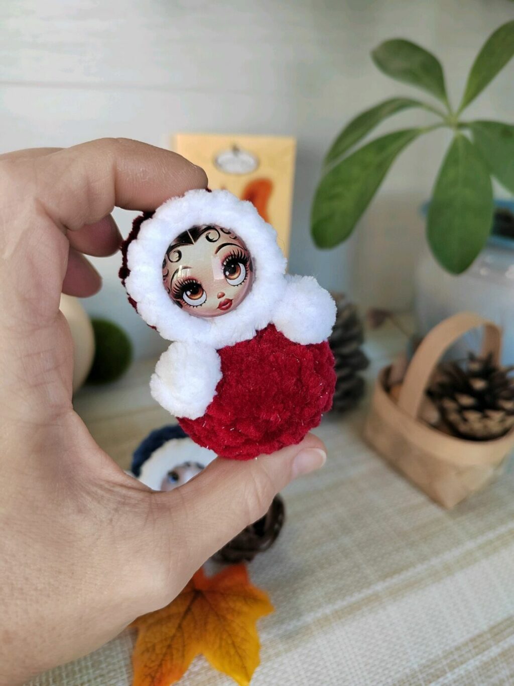 Елочные игрушки,куклы неваляшки,Новогоднее укарашение