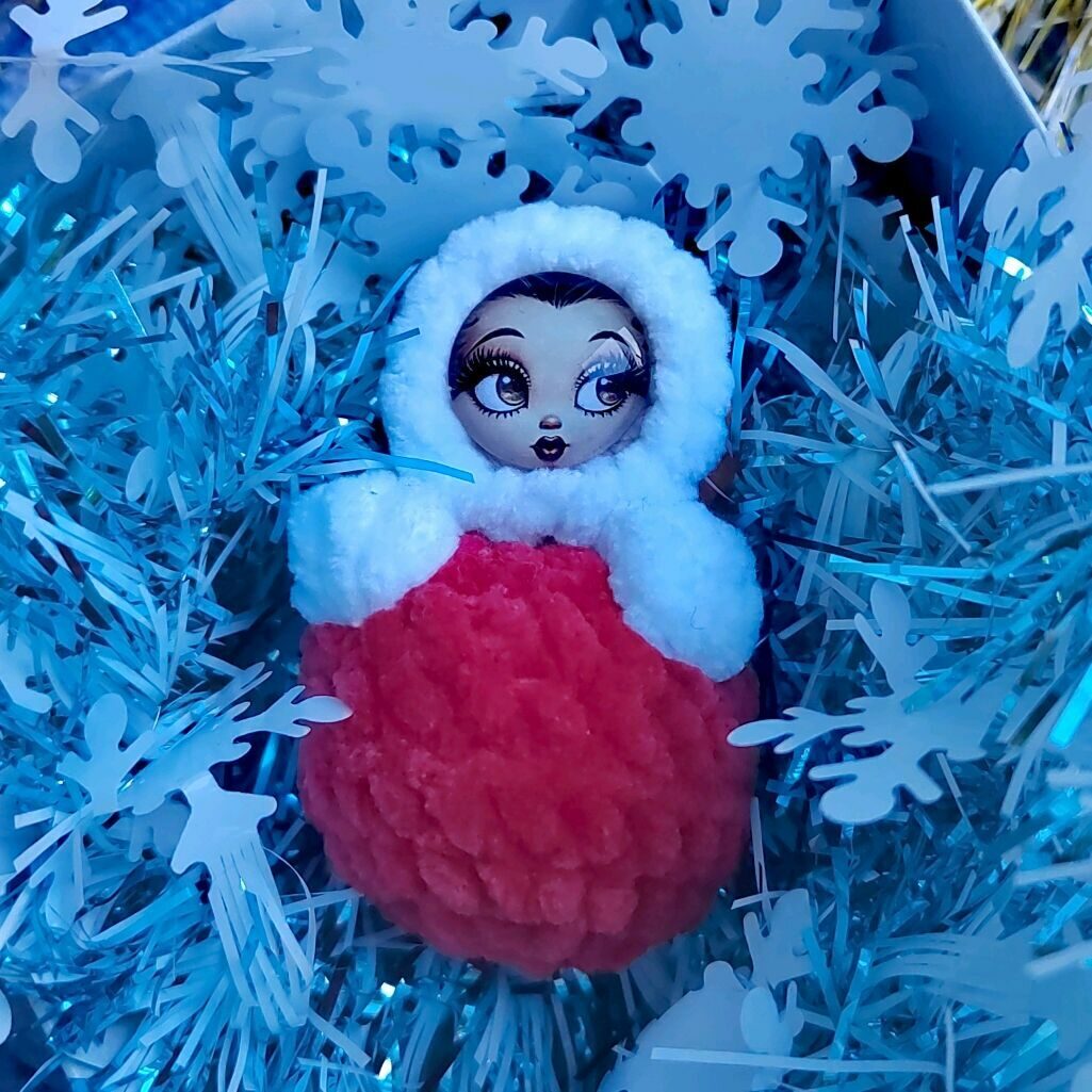 Елочные игрушки,куклы неваляшки,Новогоднее укарашение