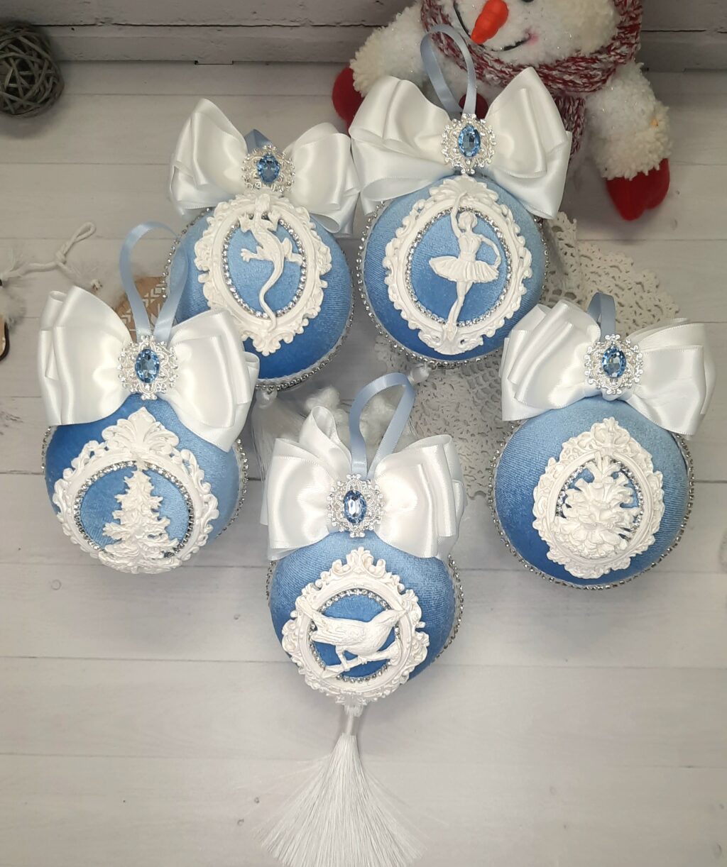 Ёлочные игрушки ручной работы