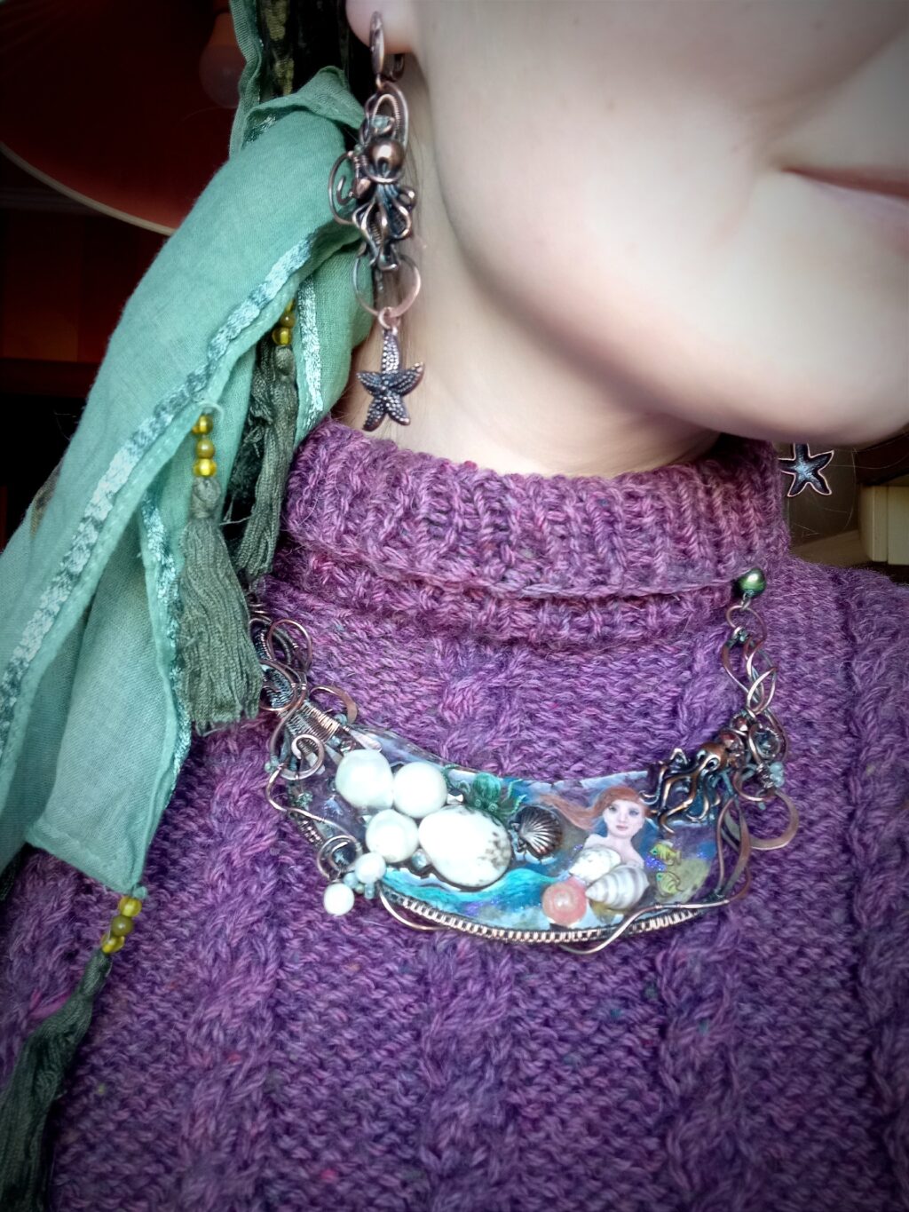 Колье и серьги «Жемчуга для Серены»