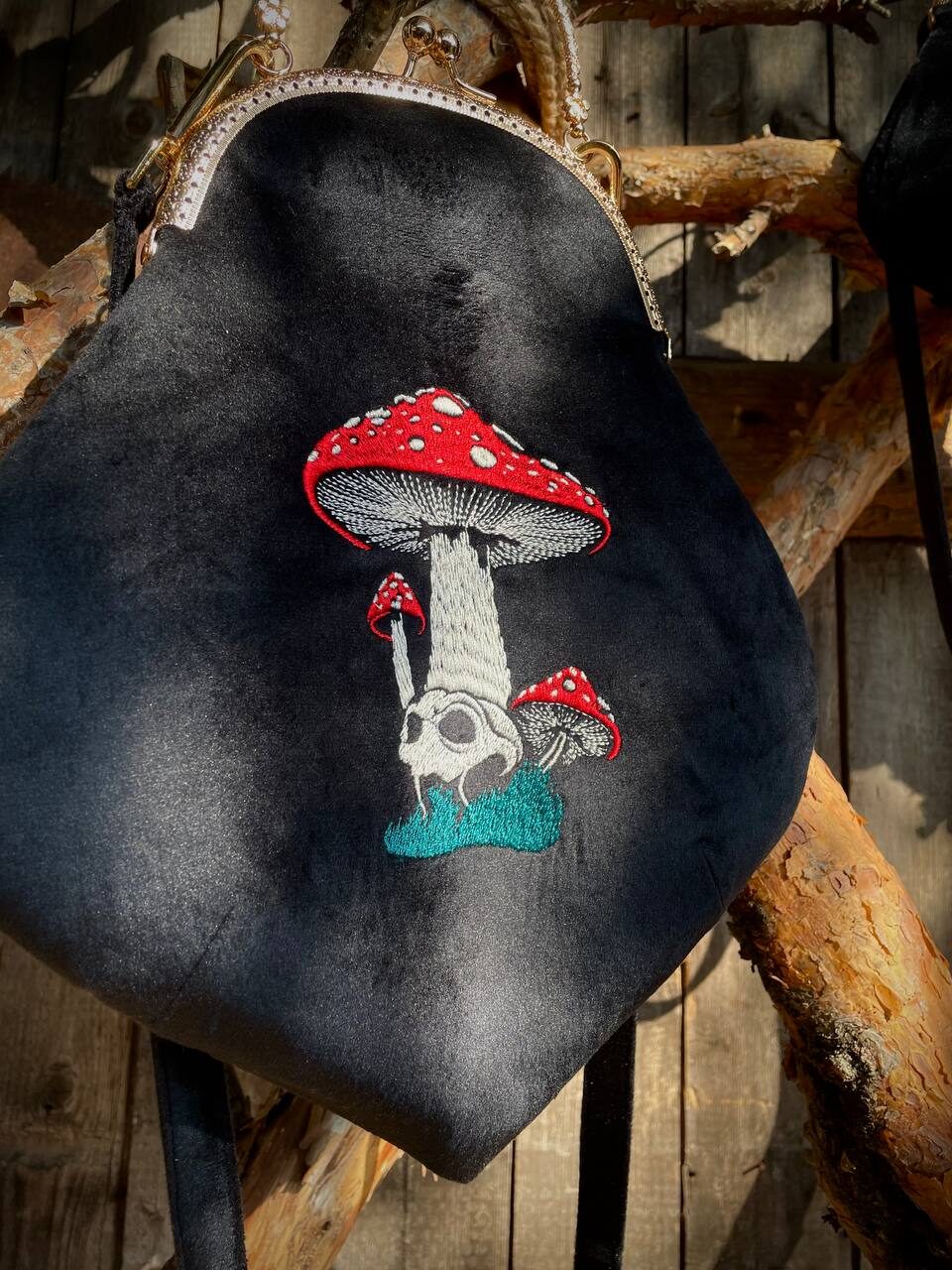 Сумка с фермуаром «Мухомор»