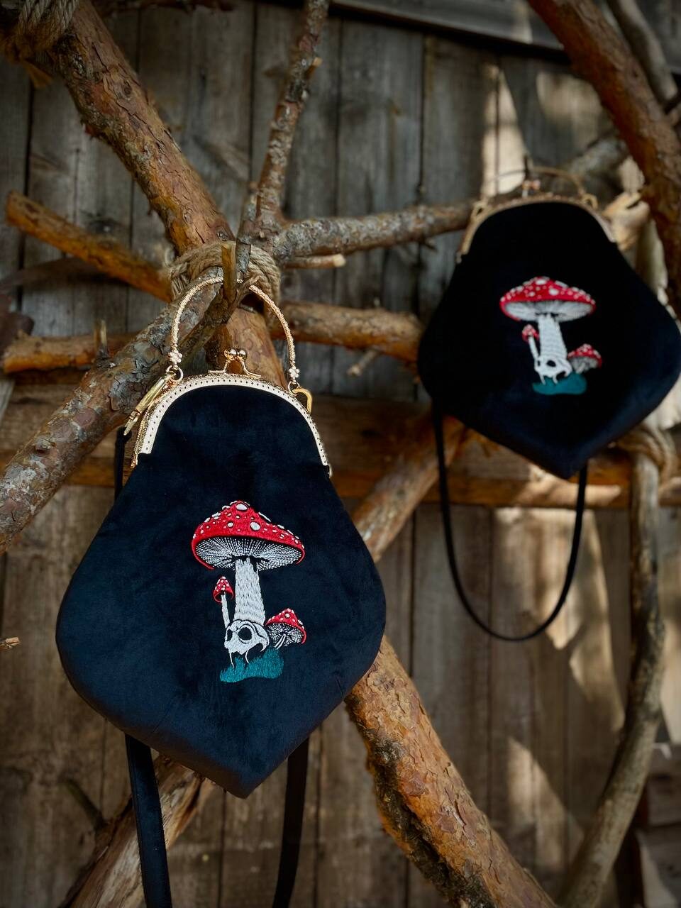 Сумка с фермуаром «Мухомор»