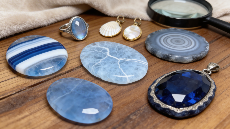 Как выглядит голубой агат: фото, разновидности и описание с примерами