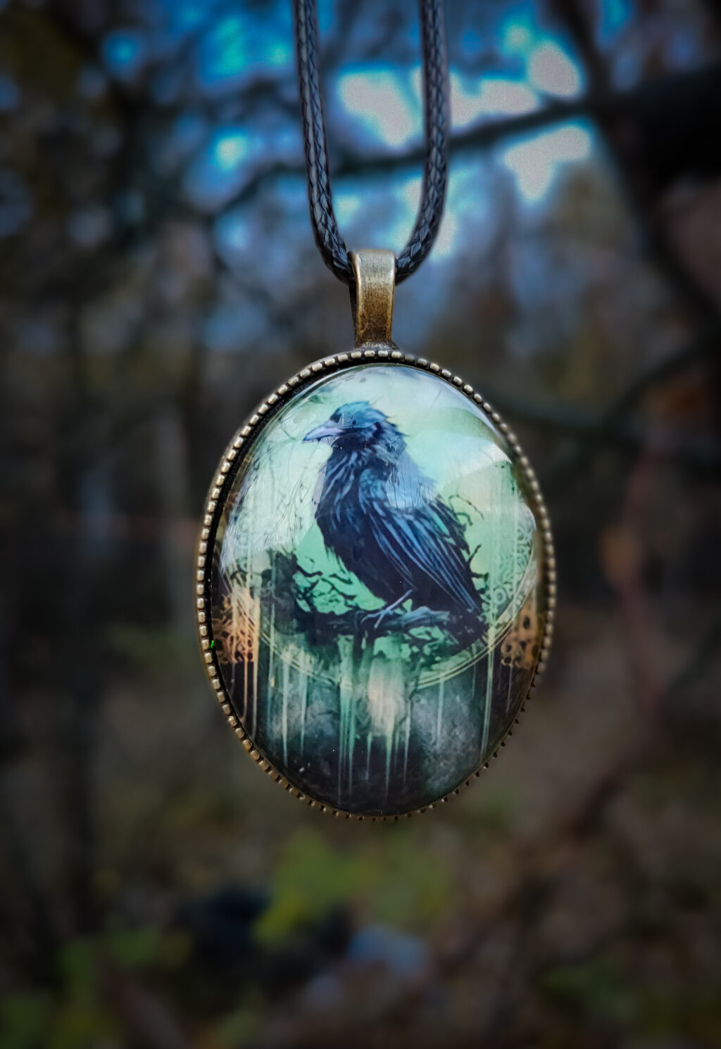 Кулон-подвеска «Ворон»