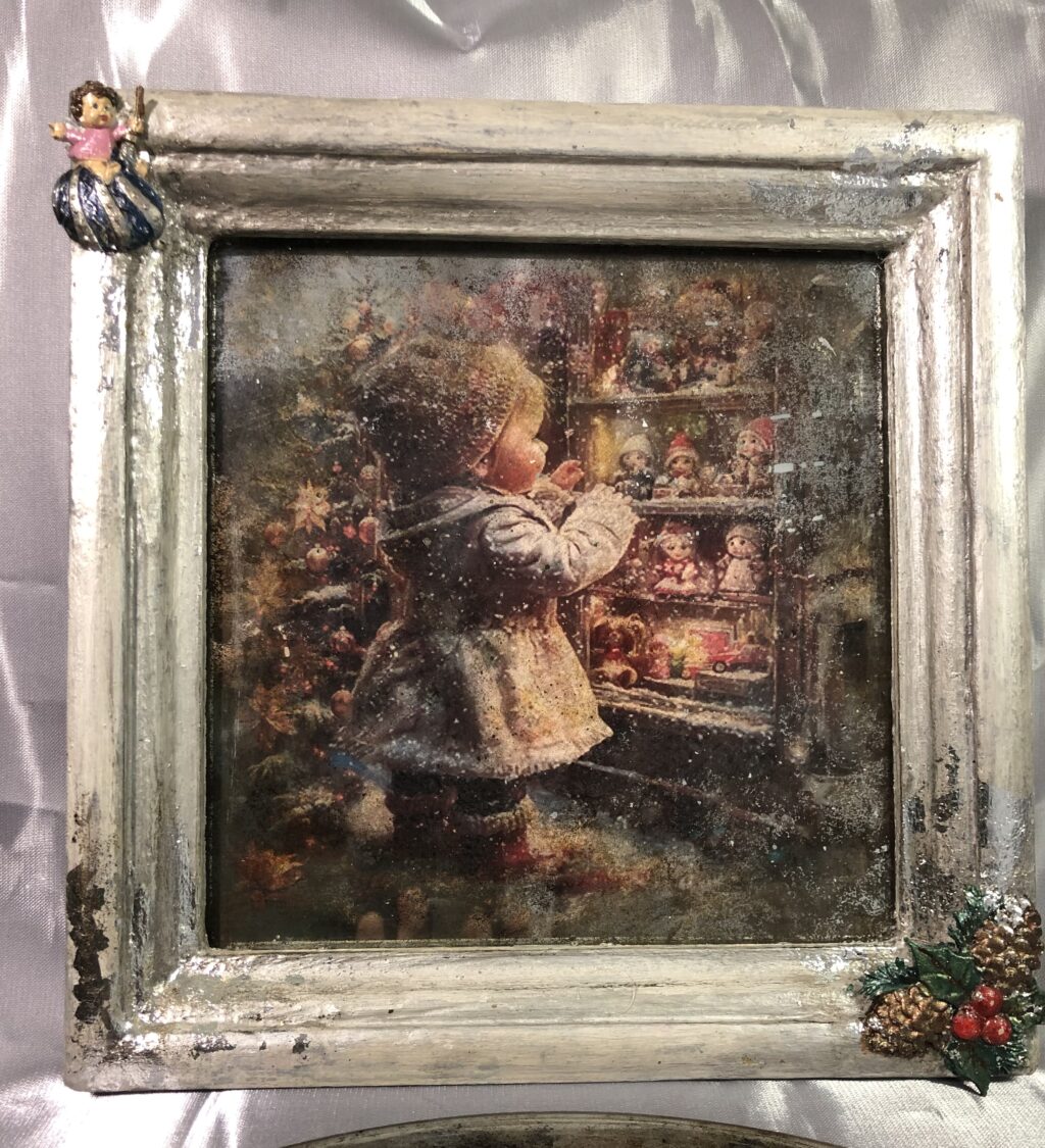 Зеркальная картина «Малышка»