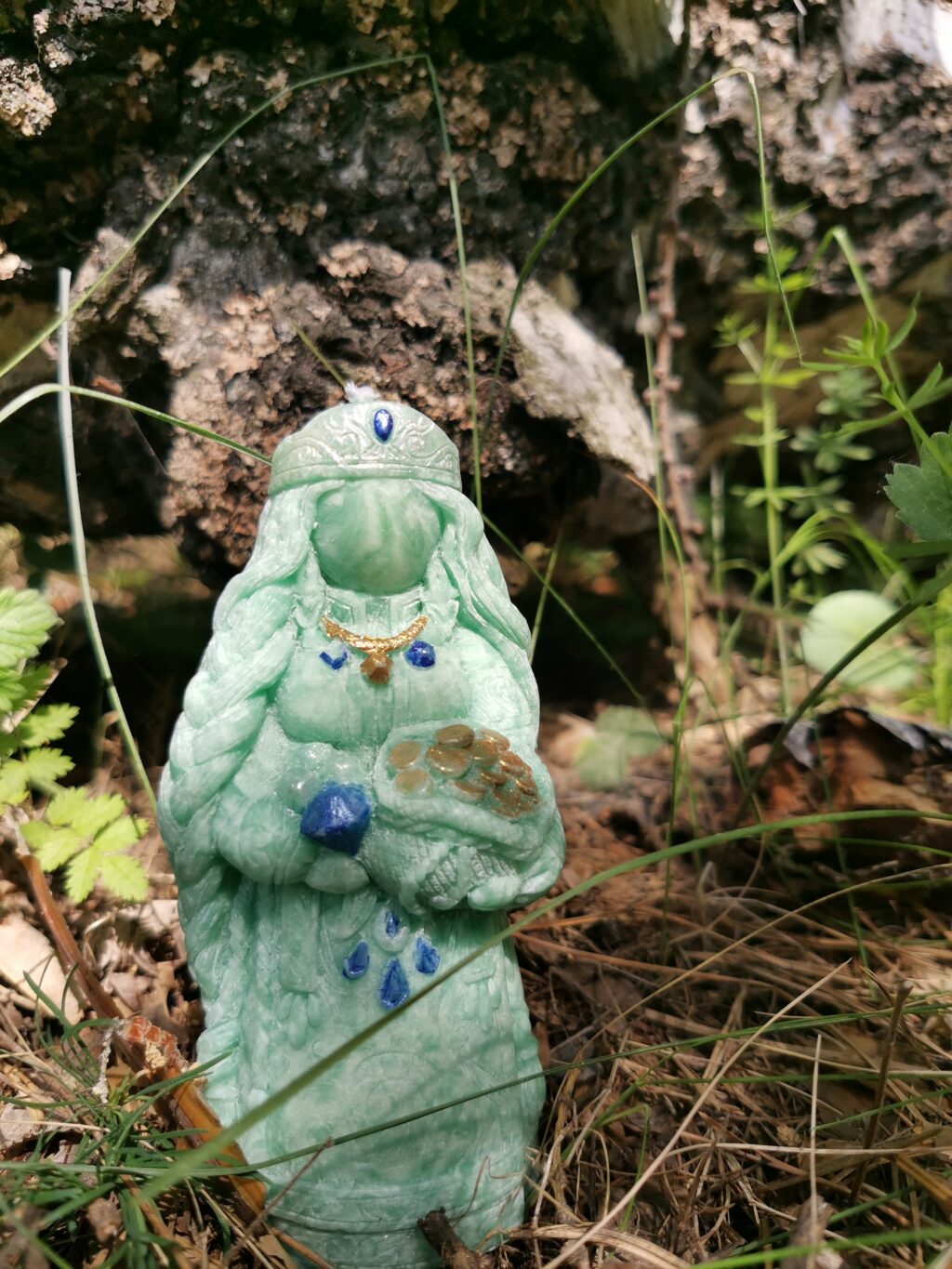 Свеча-оберег Берегиня Денежная