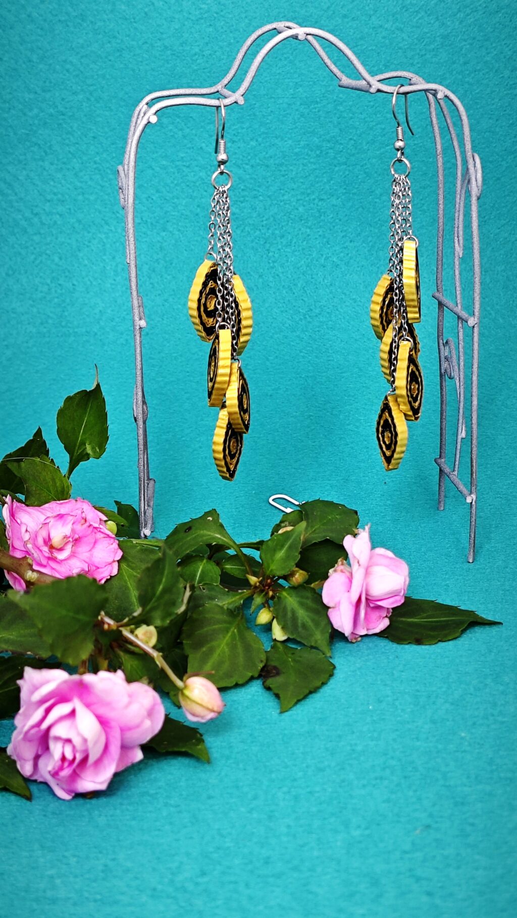 Серьги квиллинг.