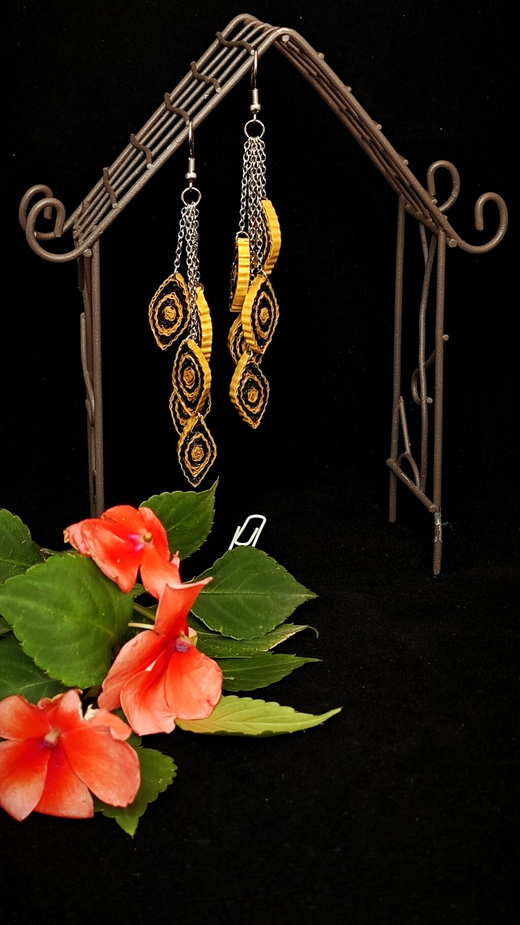 Серьги квиллинг.