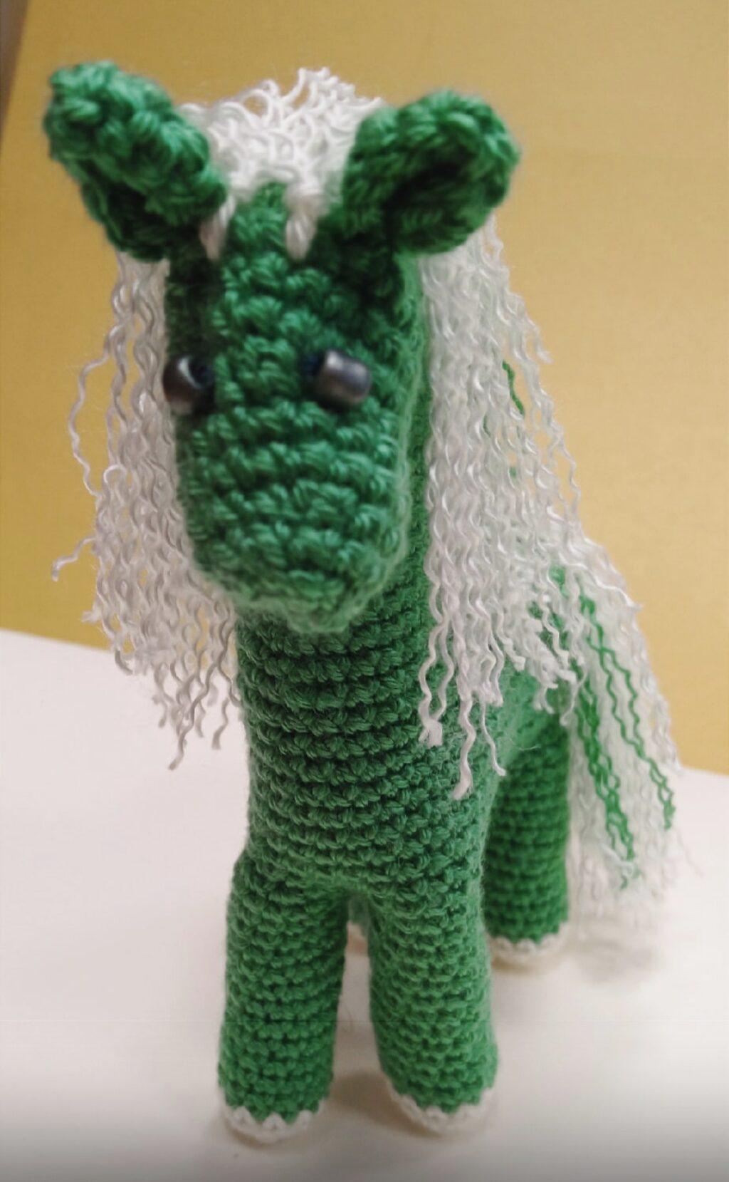 Игрушка «Зелёная лошадка»