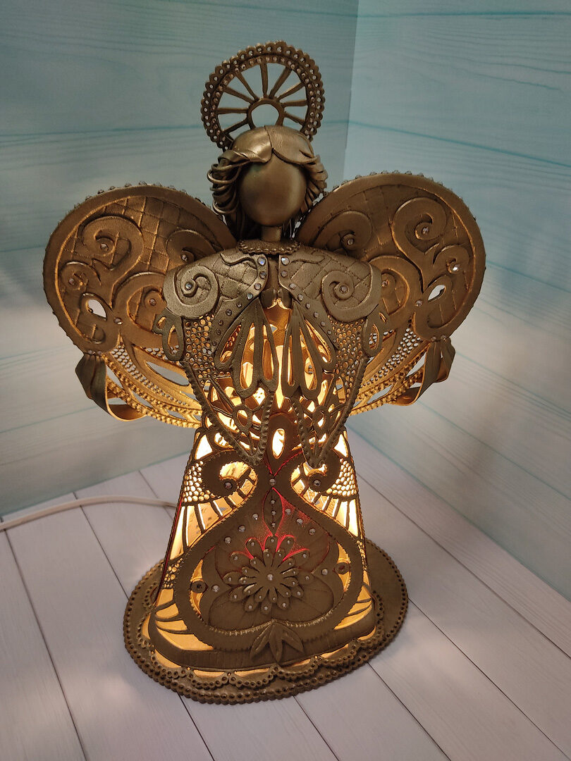 Ажурный Ангел. Светильник