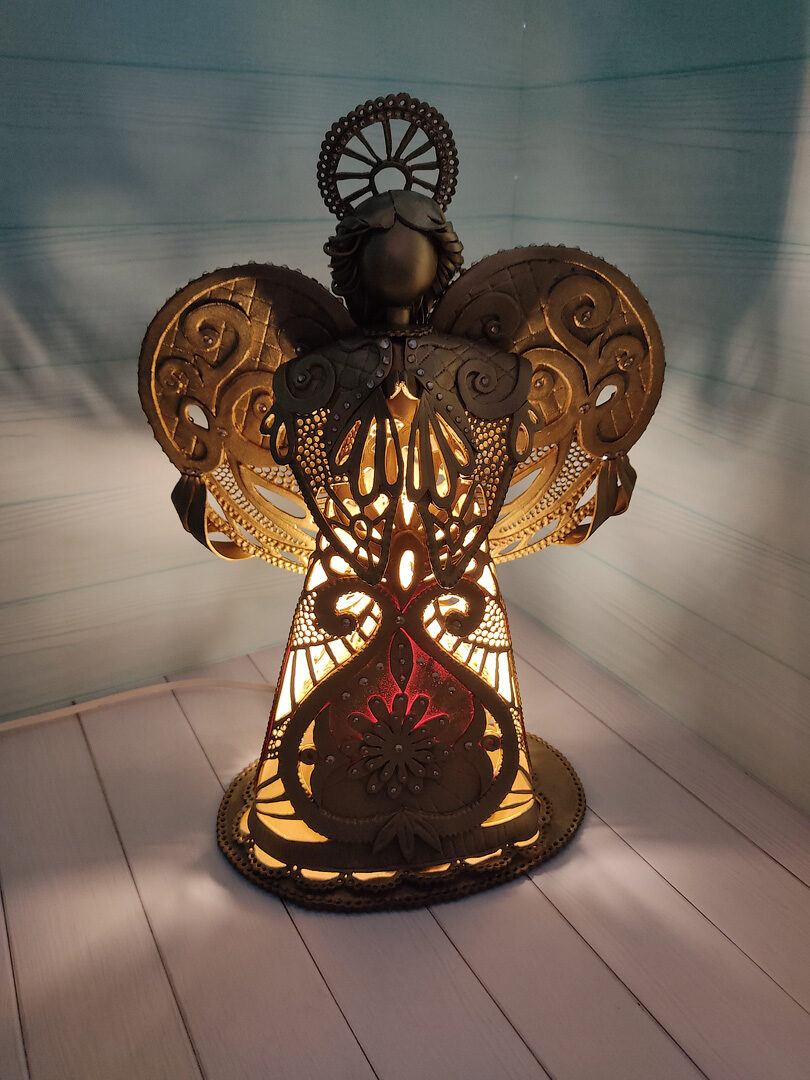 Ажурный Ангел. Светильник