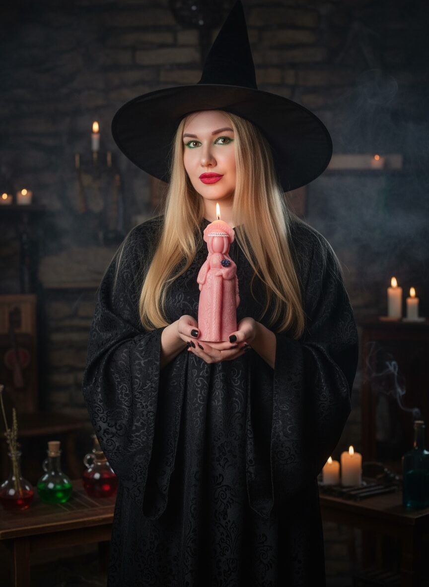 Свеча-оберег Берегиня Благополучный год