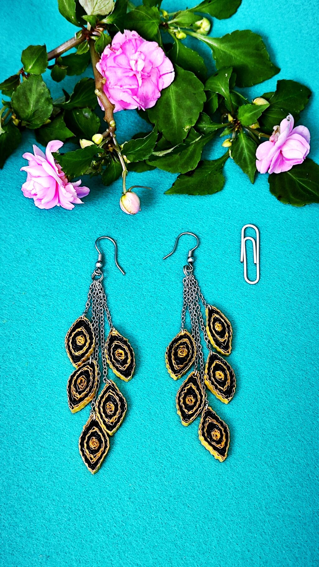 Серьги квиллинг.