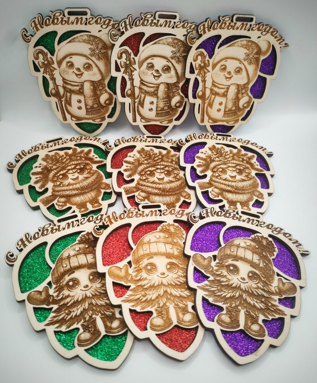 Новогодние игрушки «Шишечки»