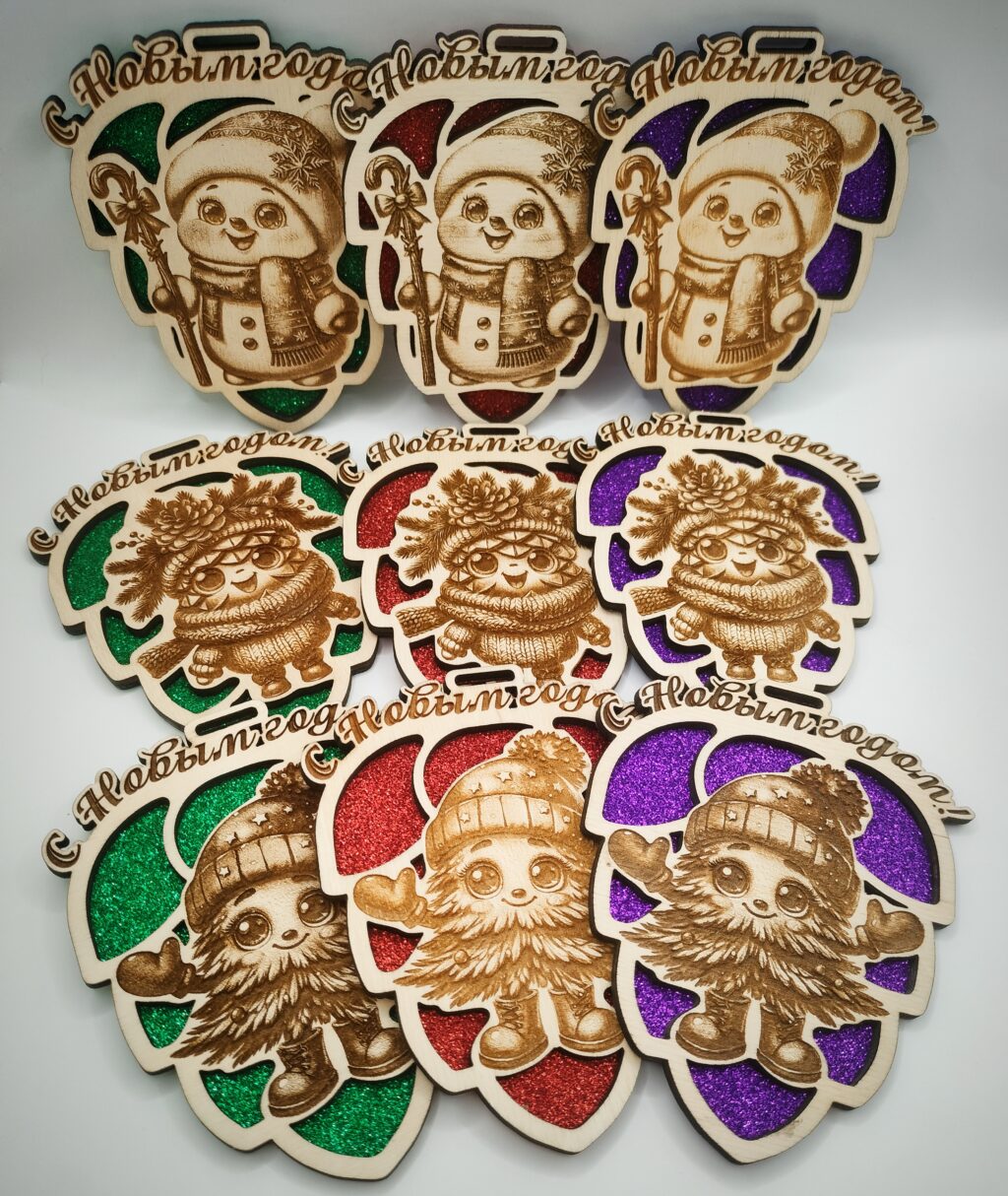 Новогодние игрушки «Шишечки»