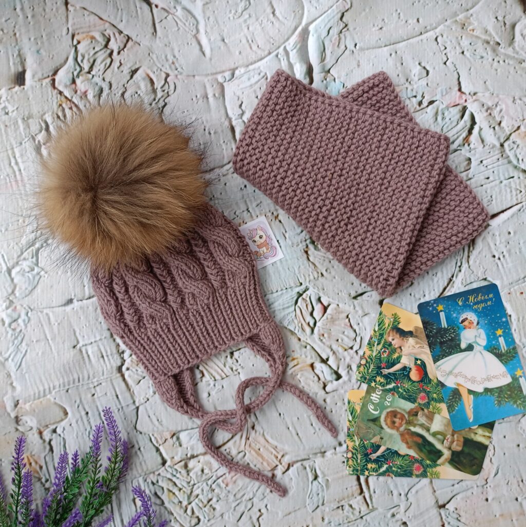 Шапка детская со снудом