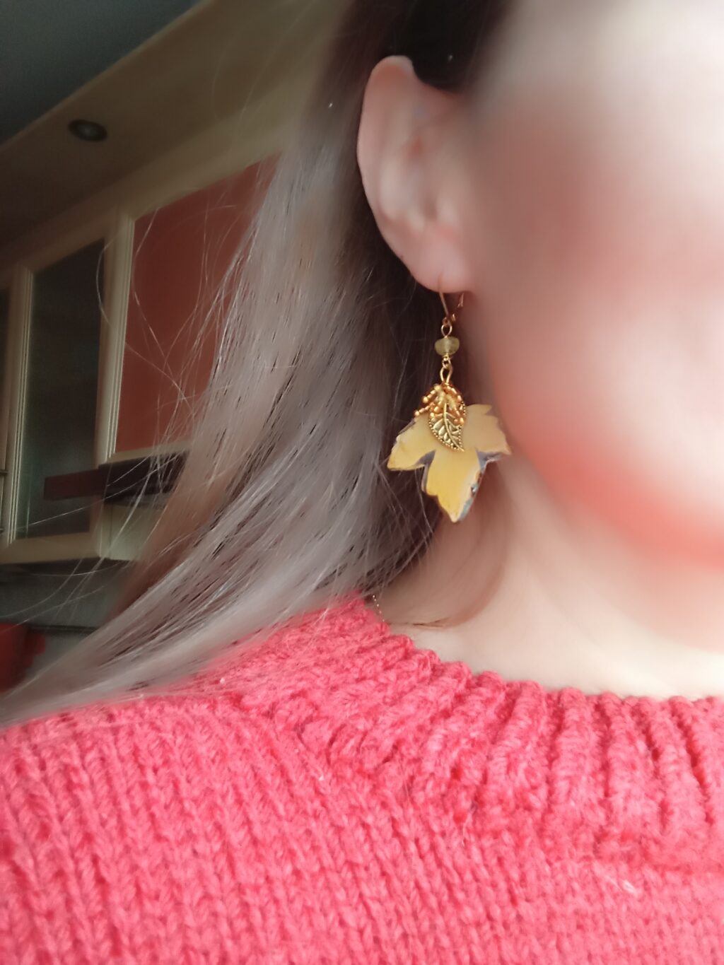 Серьги «Осенние листья»