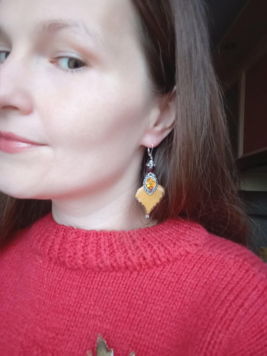 Серьги «Осенние листья»