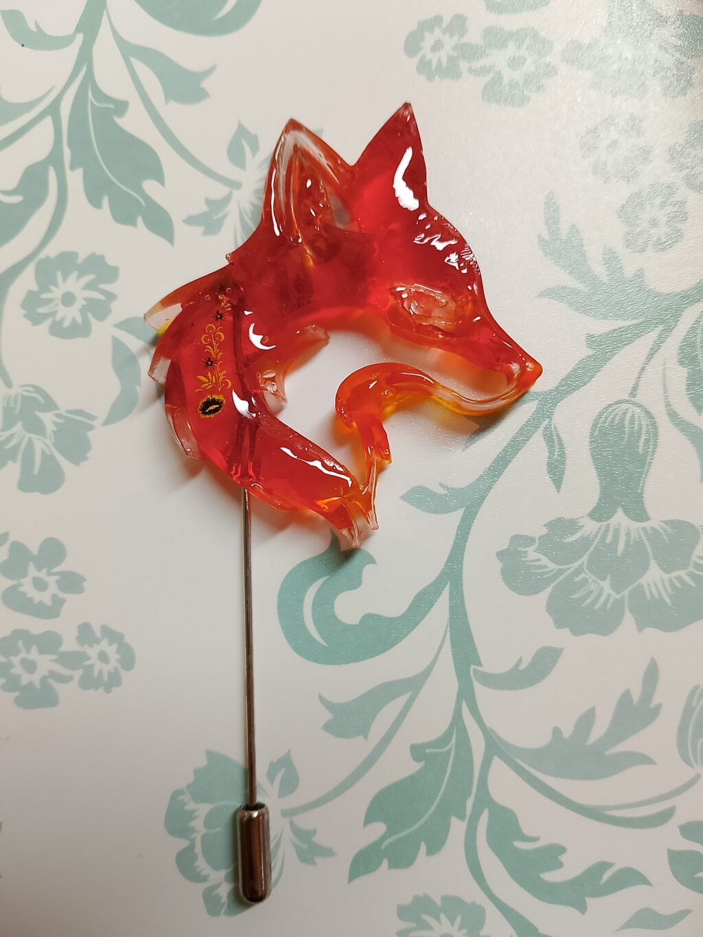 Брошь Лисичка