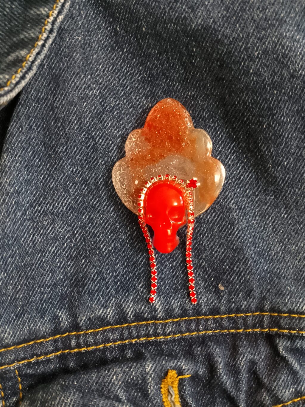 Брошь Красотка в кокошнике