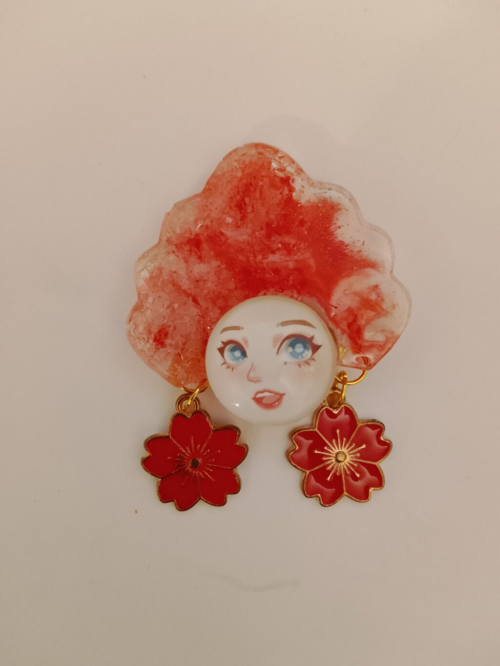 Брошь Красотка в кокошнике