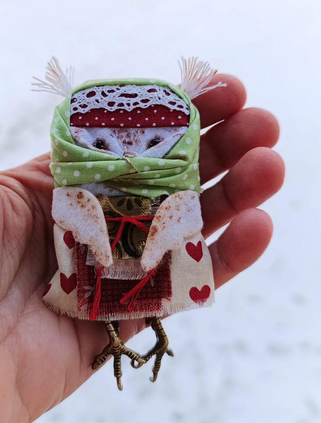 Броши сова и вороны