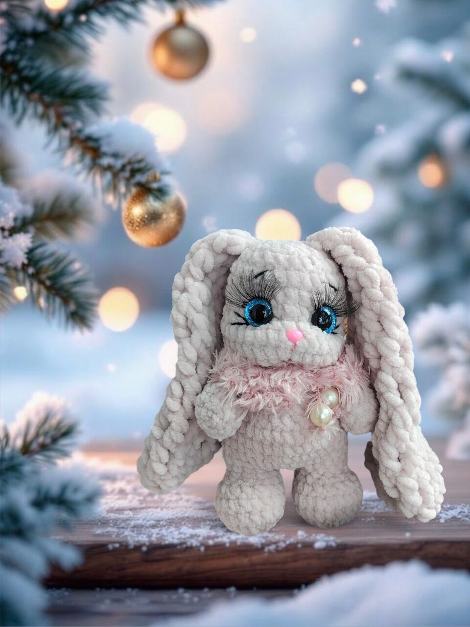 игрушка зайка плюшевая