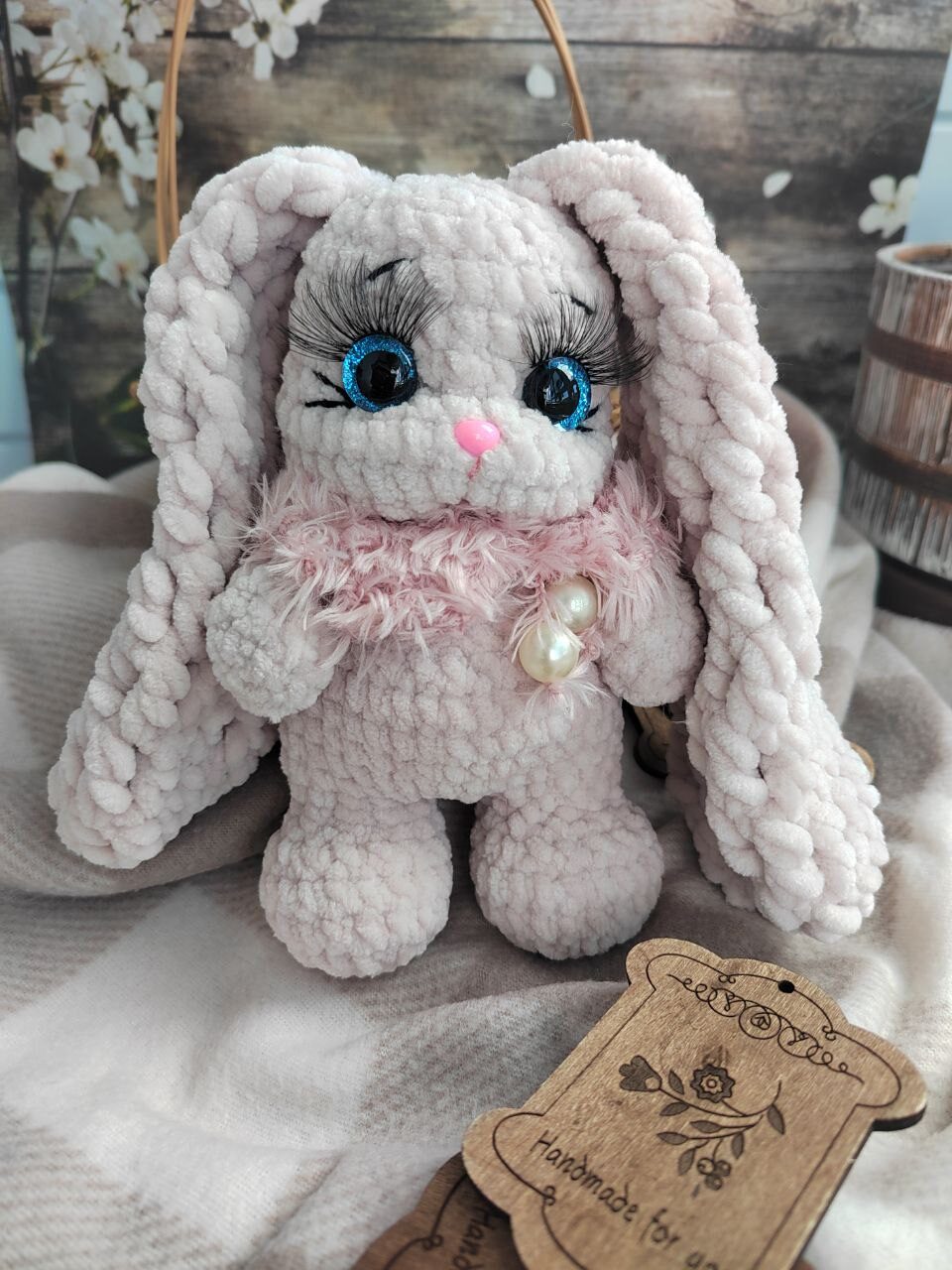 игрушка зайка плюшевая