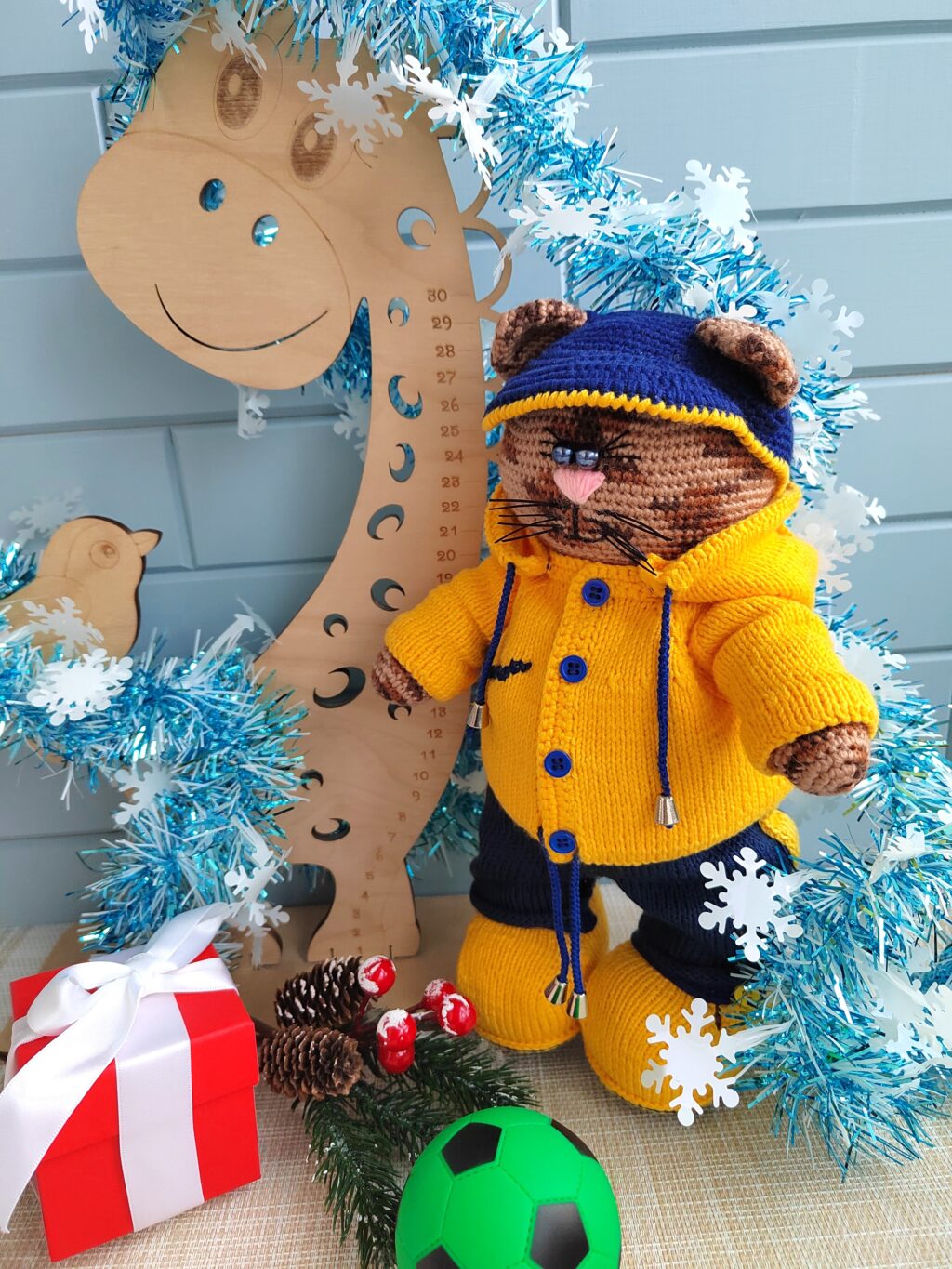 Кот в спортивном костюме