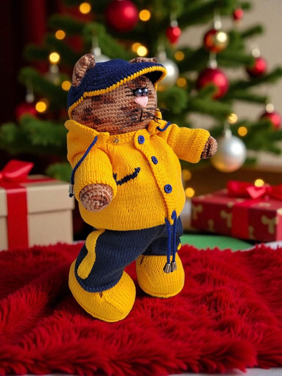 Кот в спортивном костюме