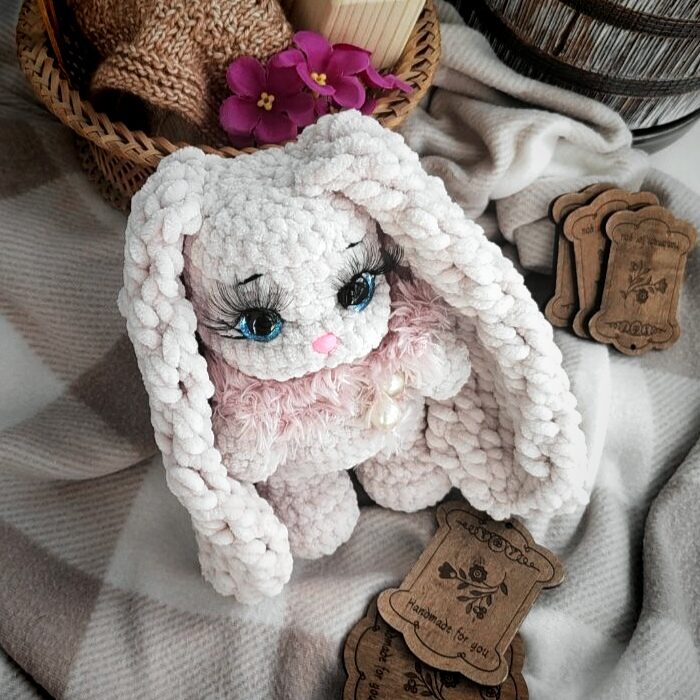 игрушка зайка плюшевая