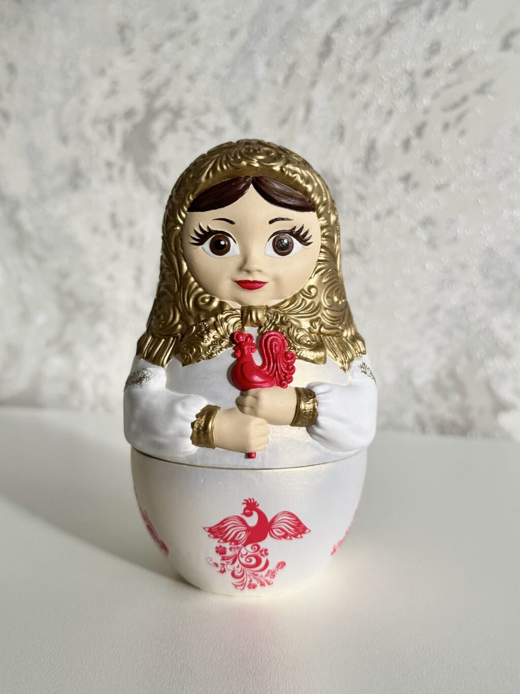 Матрешка свеча или шкатулка
