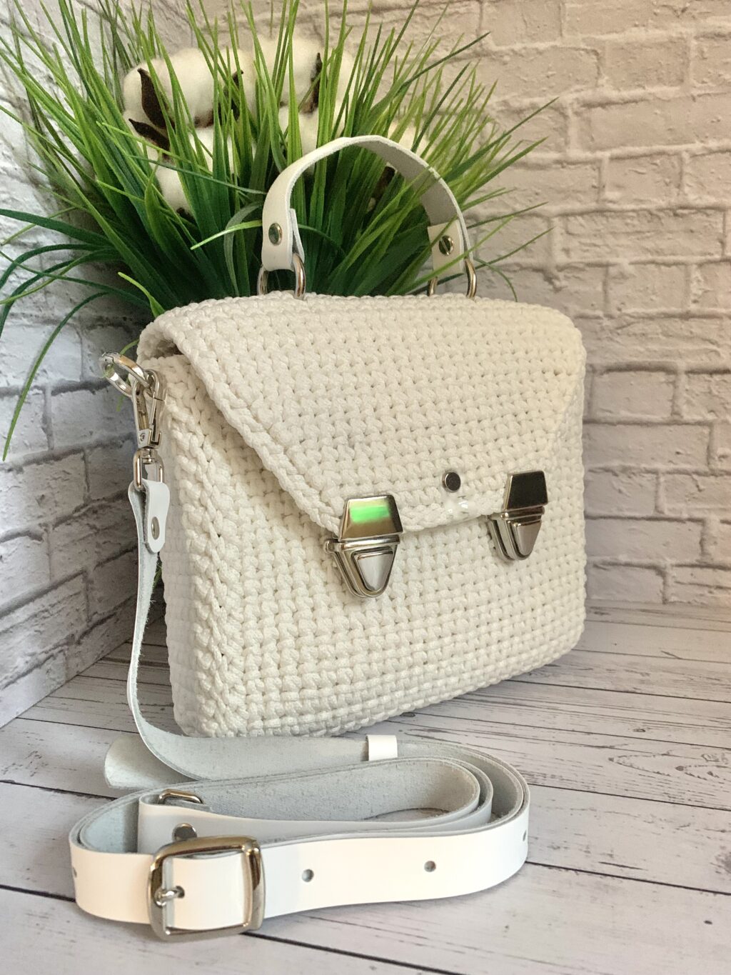 сумка вязаная из шнура