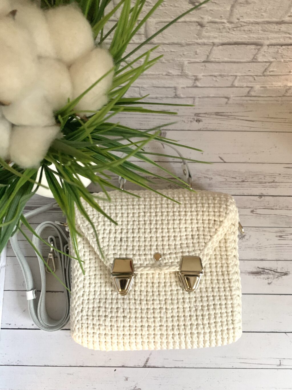 сумка вязаная из шнура