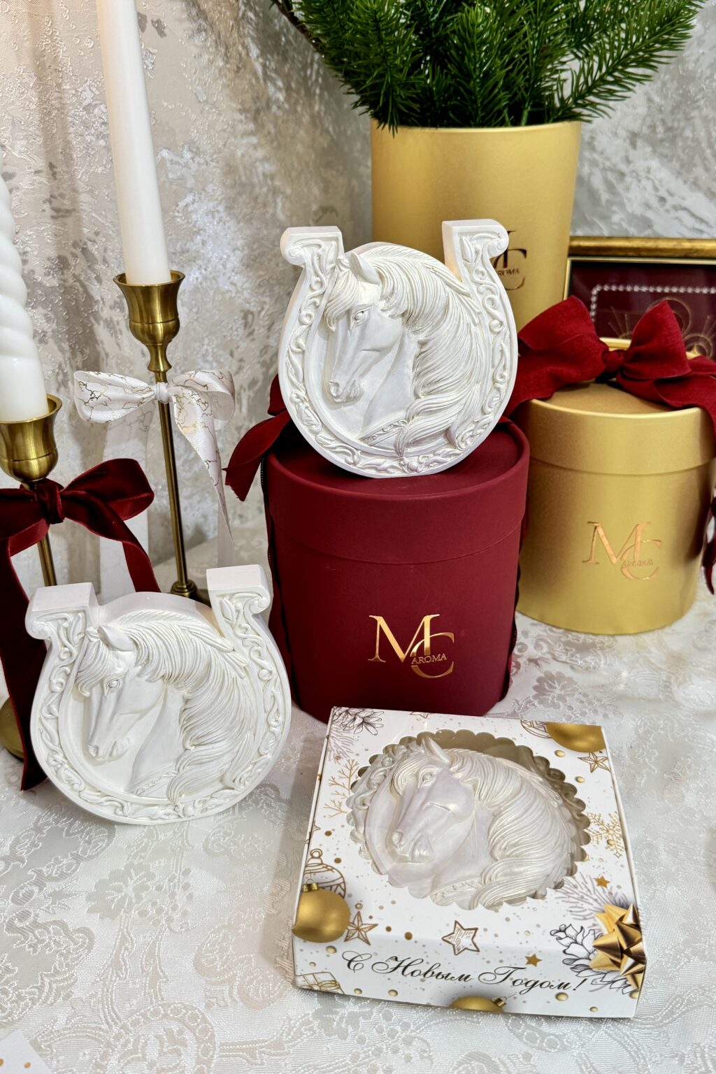 Сувенир «Лошадь с подковой»