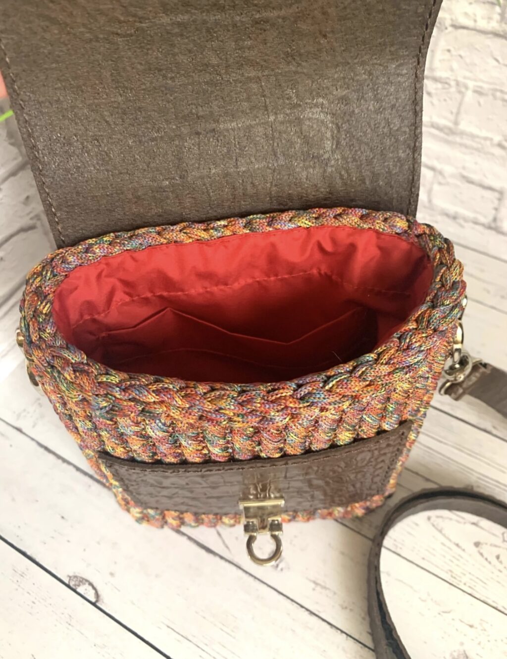 сумка вязаная из шнура