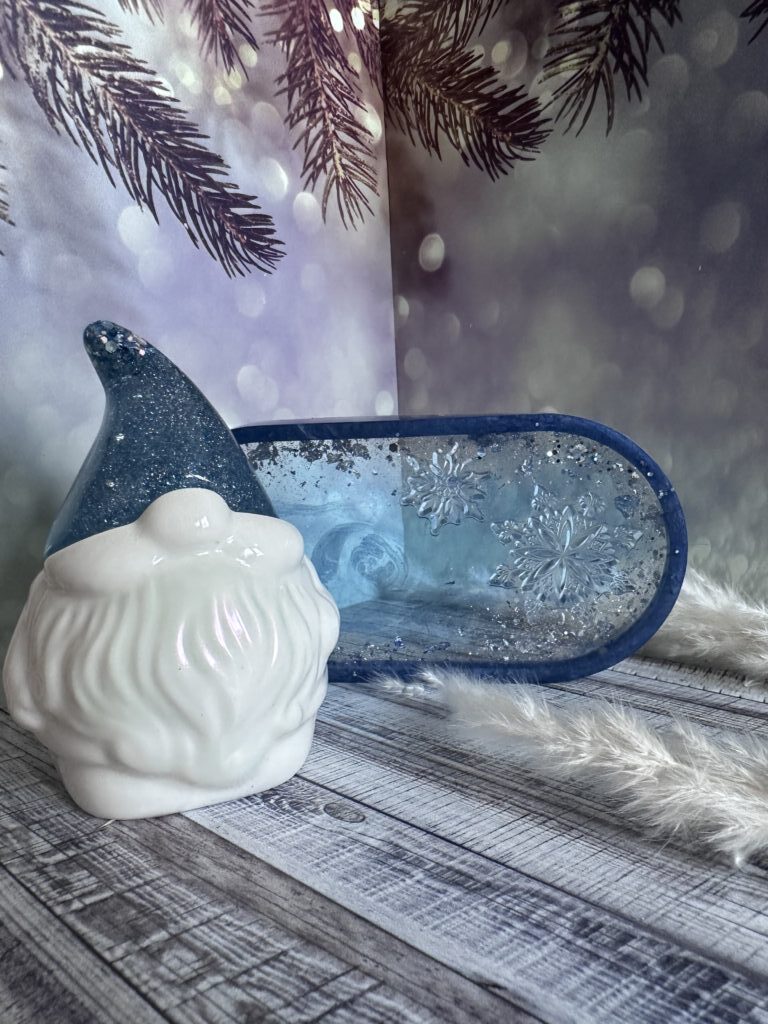 Набор «Зимняя сказка» (шкатулка и подставка)