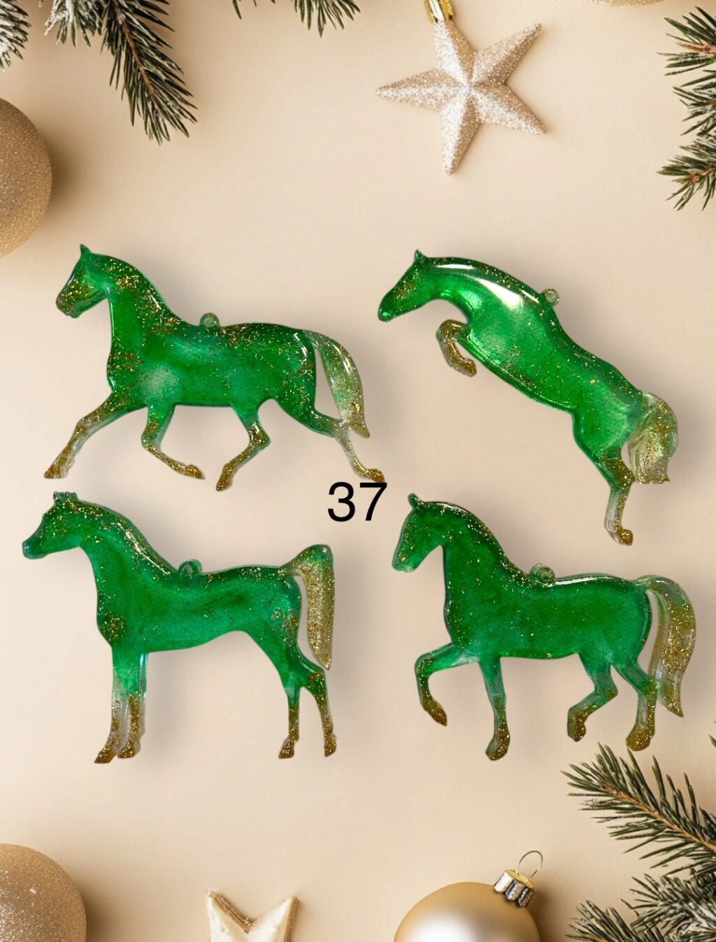 Елочная игрушка лошадь