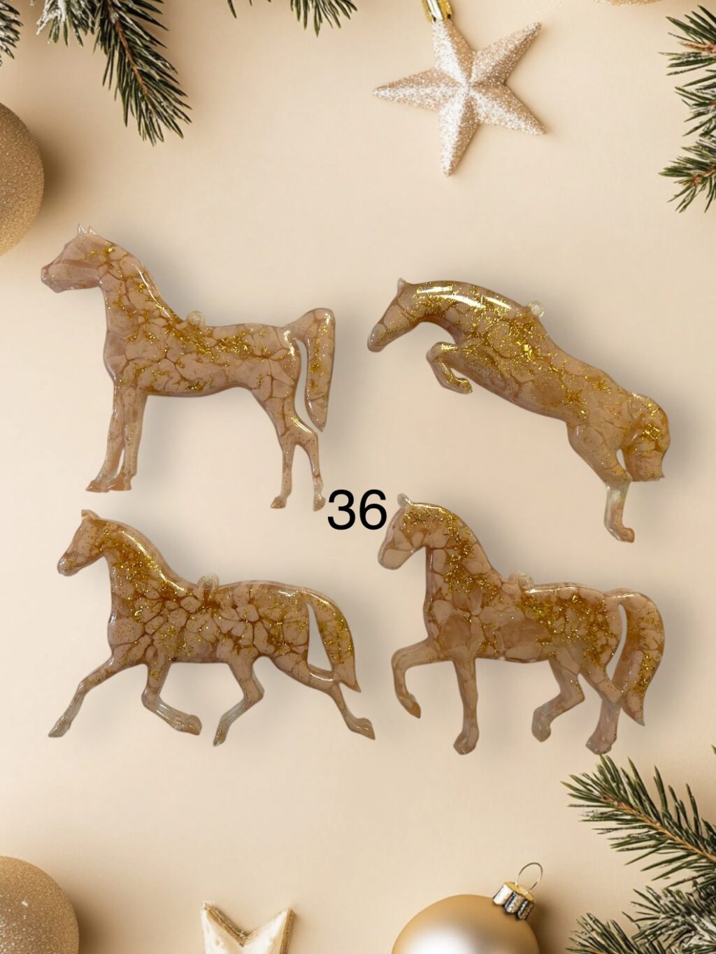 Елочная игрушка лошадь