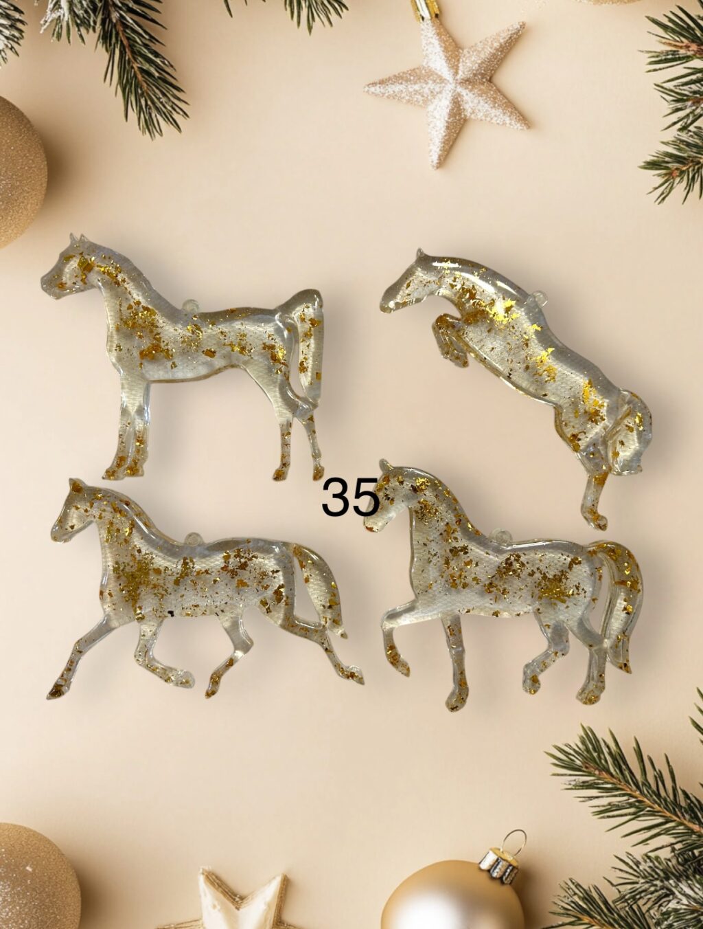 Елочная игрушка лошадь