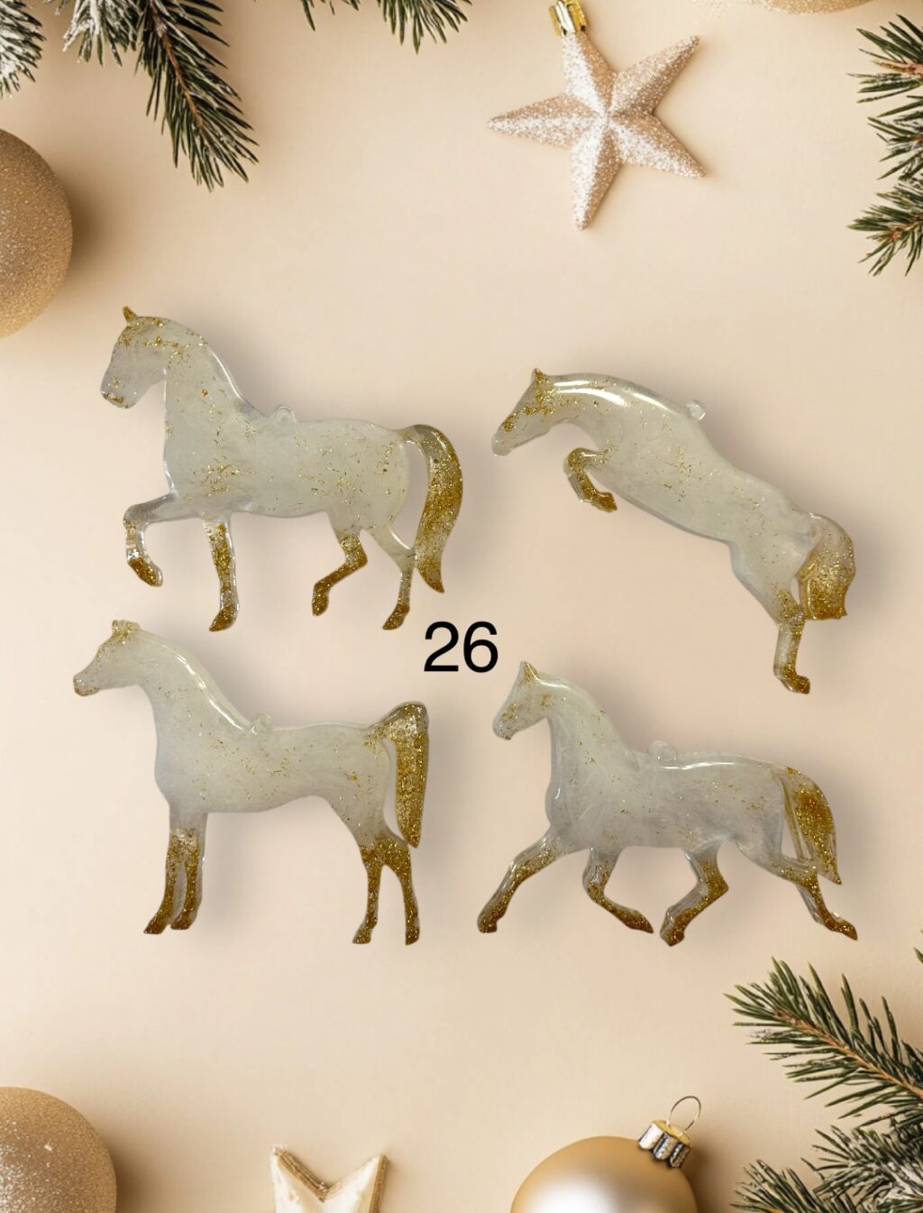 Елочная игрушка лошадь