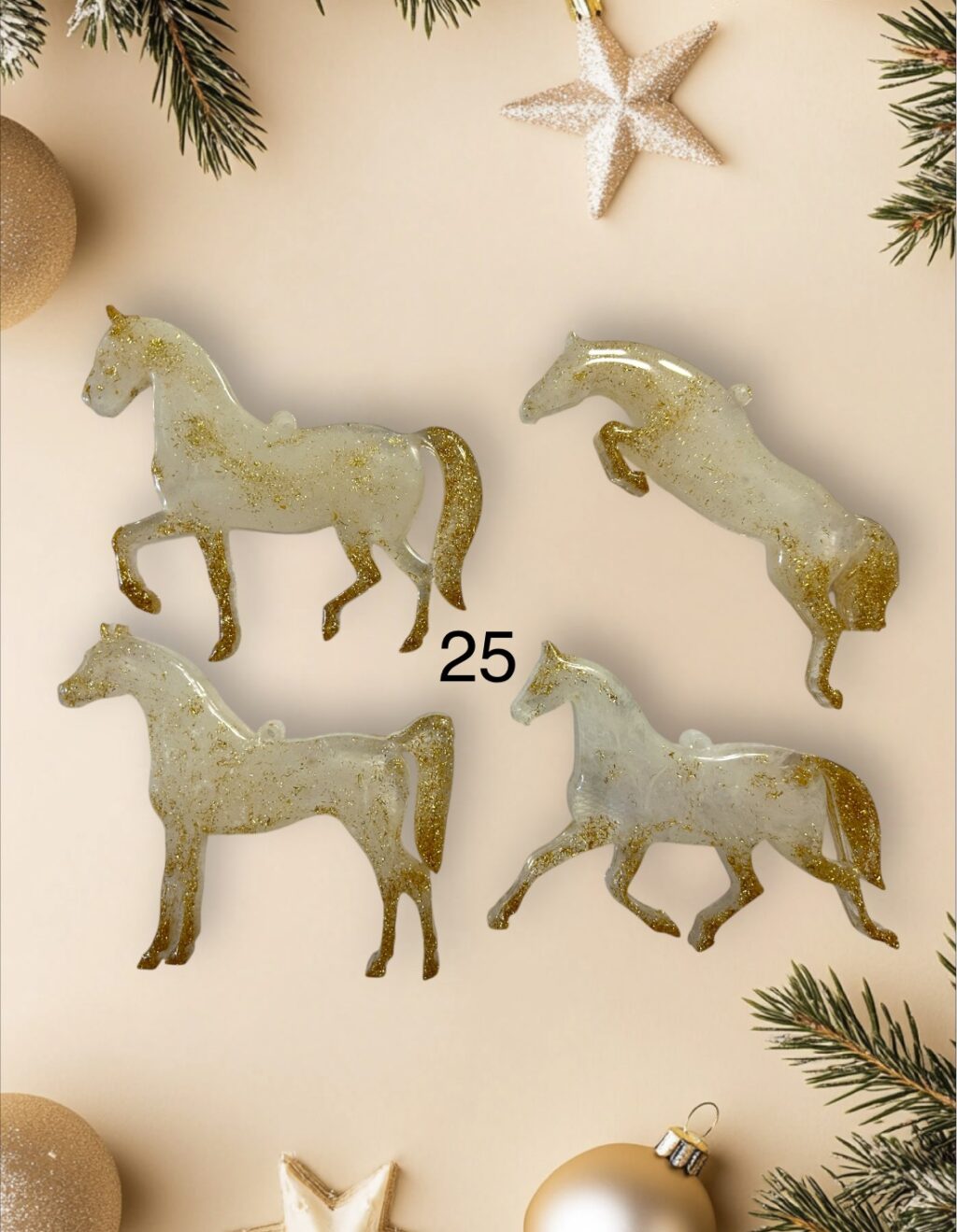 Елочная игрушка лошадь