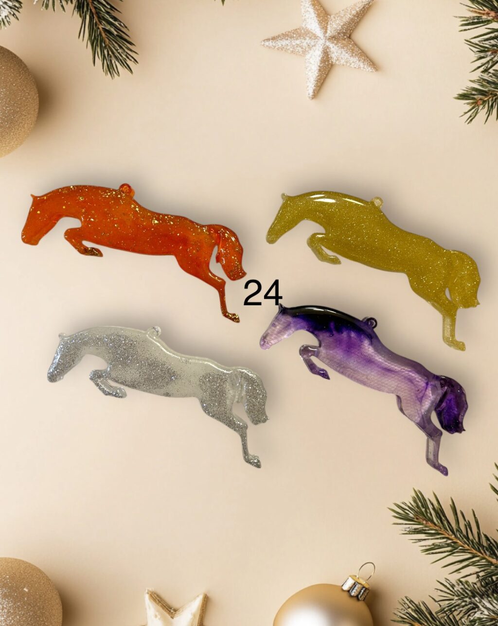 Елочная игрушка лошадь