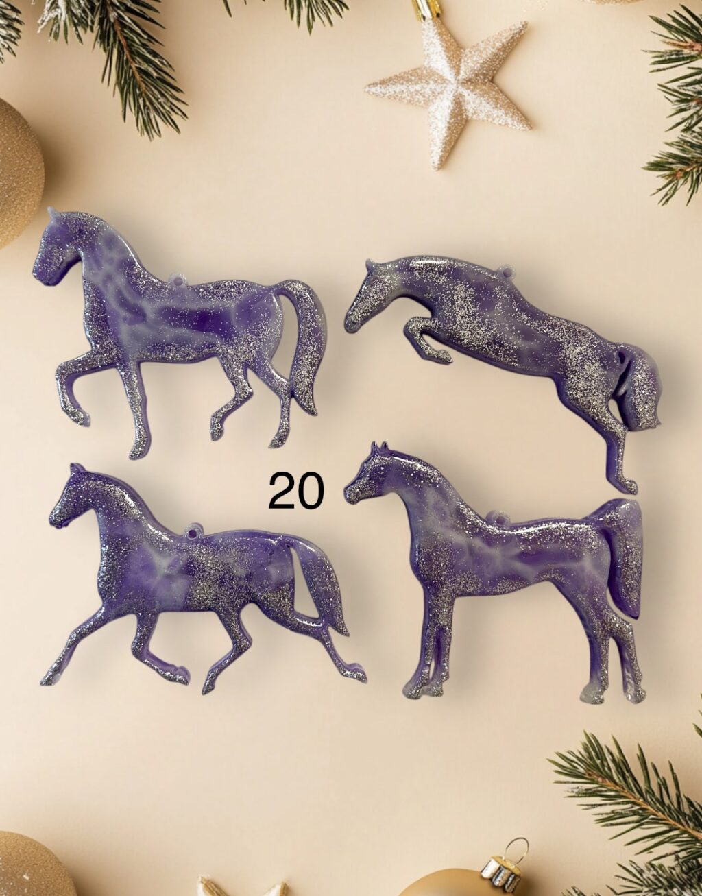 Елочная игрушка лошадь