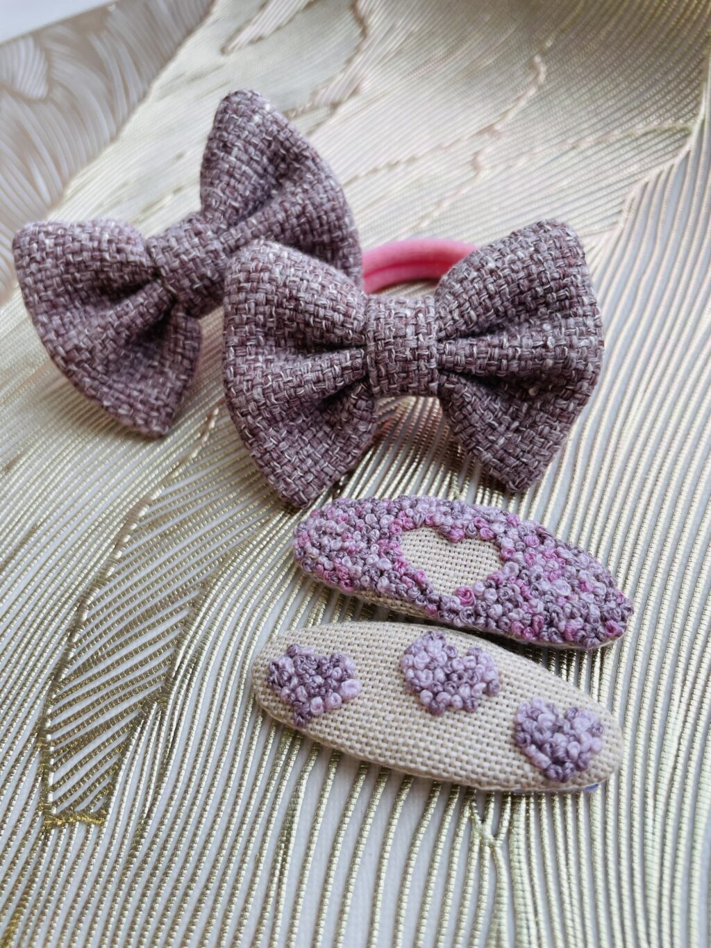 Набор аксессуаров резиночки и заколочки