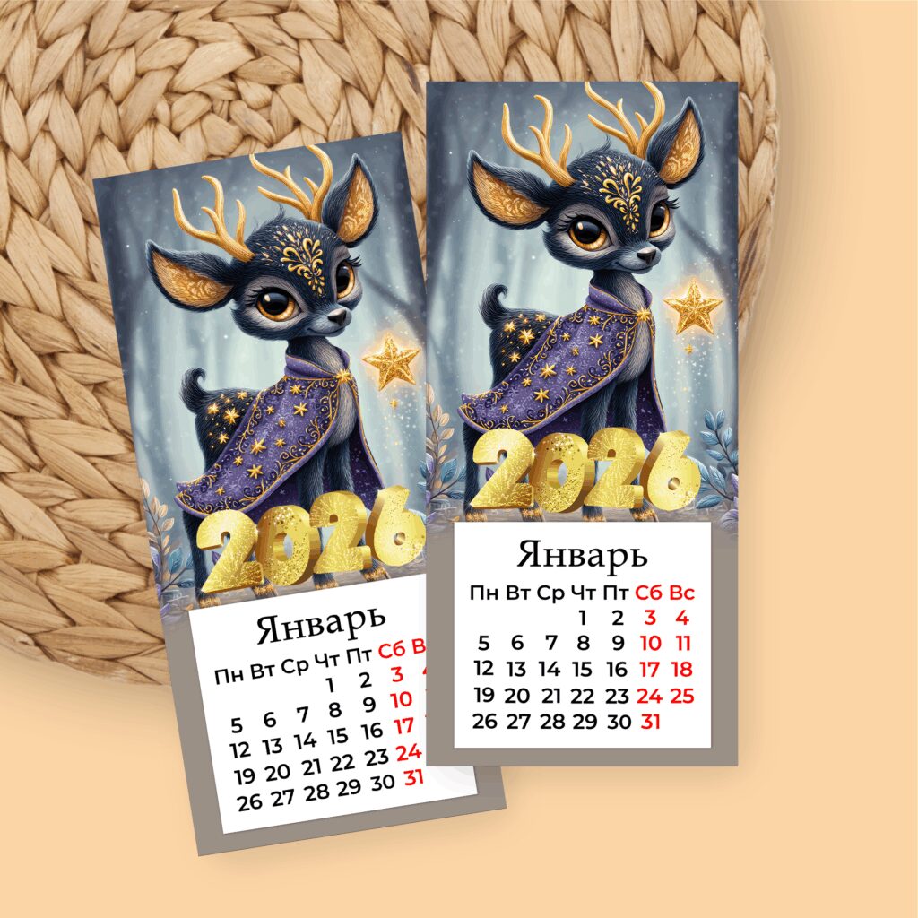 Календарь на магните в ассортименте